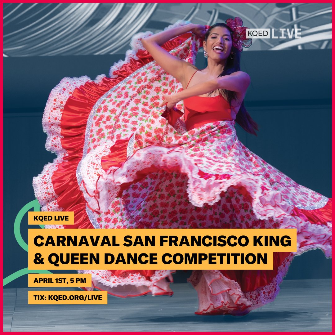 Did you know Carnaval San Francisco is celebrating 45 years? KQED Live hosts an action-packed and joyous competition to crown the King and Queen of Carnaval's 45th Anniversary! Join in on the festivities on Saturday, April 1 at 5 PM.

🎟️ &amp; event info: kqed.org/event/3009