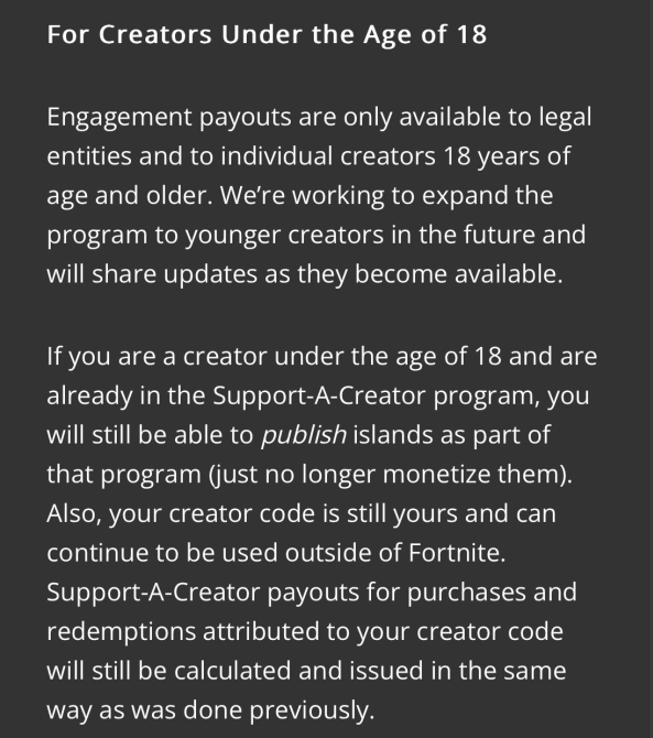 pinq on Twitter "from now on creators need to be over 18, so with that