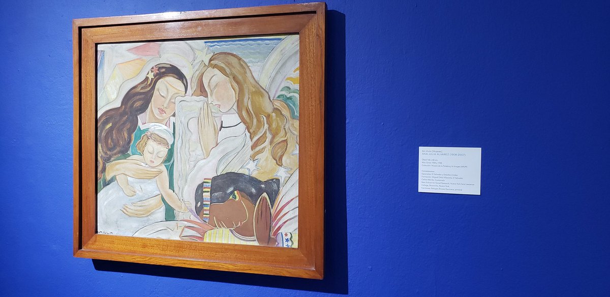 CCESV's tweet photo. Un cariñoso homenaje también a Francisco Ortiz, recientemente fallecido, quien donó al MUPI @tejiendomemoria la obra de la pintora Ana Julia Álvarez , que forma parte de la exposición #ConsTelar un óleo fechado entre 1920-1930. https://t.co/6kQrrpsNLb