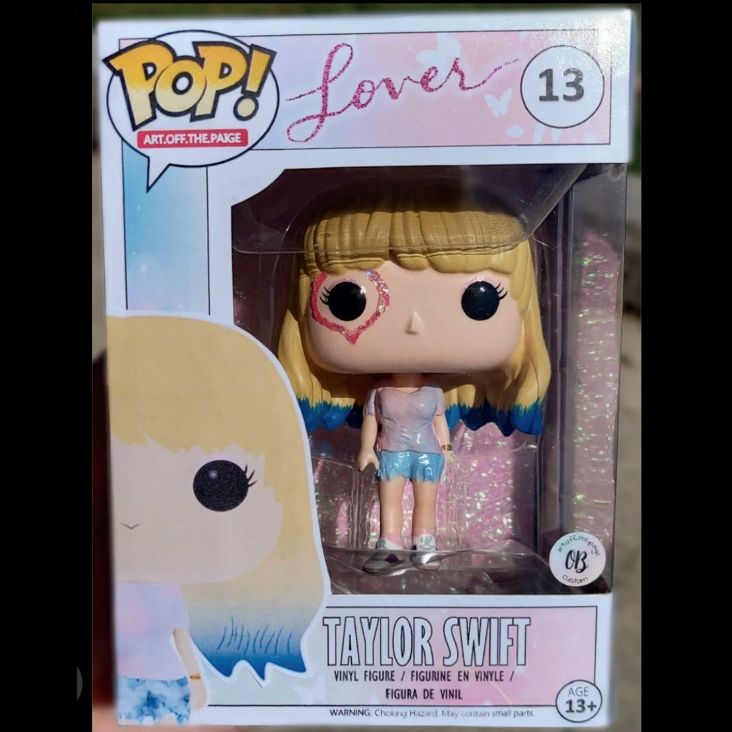 art.off.the.paige on Instagram: Taylor Swift 1989 Glitter bodysuit Custom  Funko Pop! 💙💜 I HAVE BEEN WAITING OVER A MONTH TO SHARE THIS! Sometimes  my people …