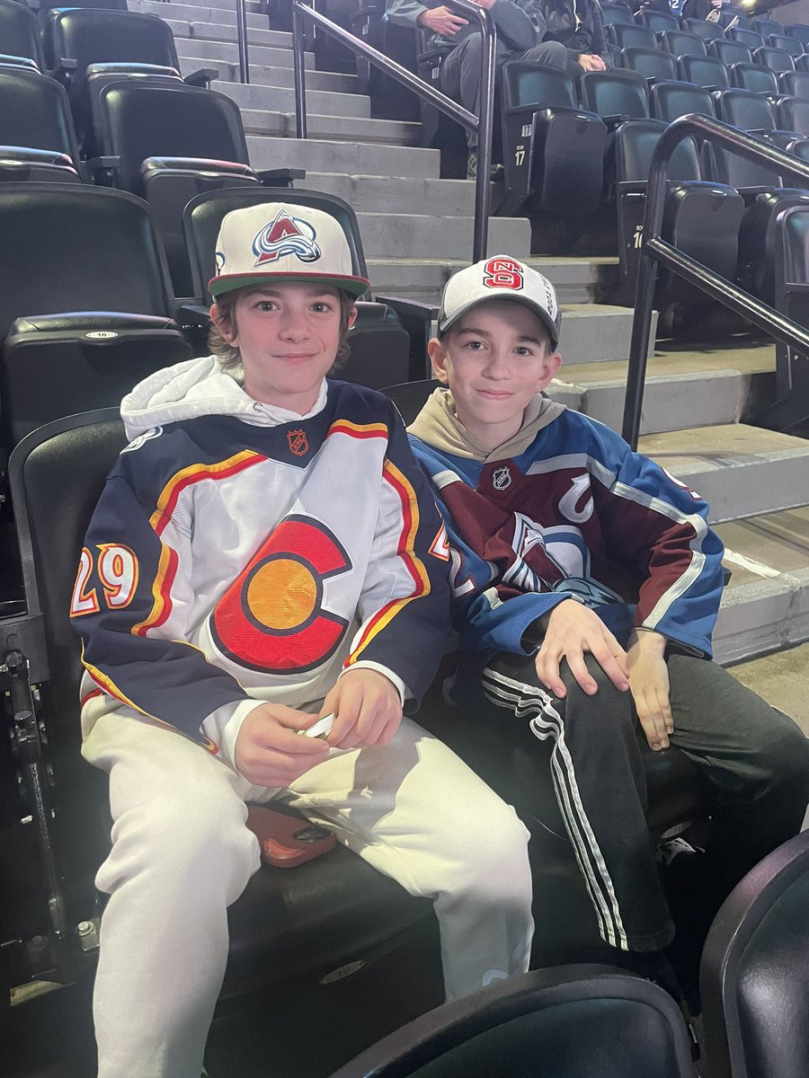 MollyKBoyer's tweet photo. Celebrating Tanner’s 13th with the Avs!  #goavsgo https://t.co/1HhEZVkapZ