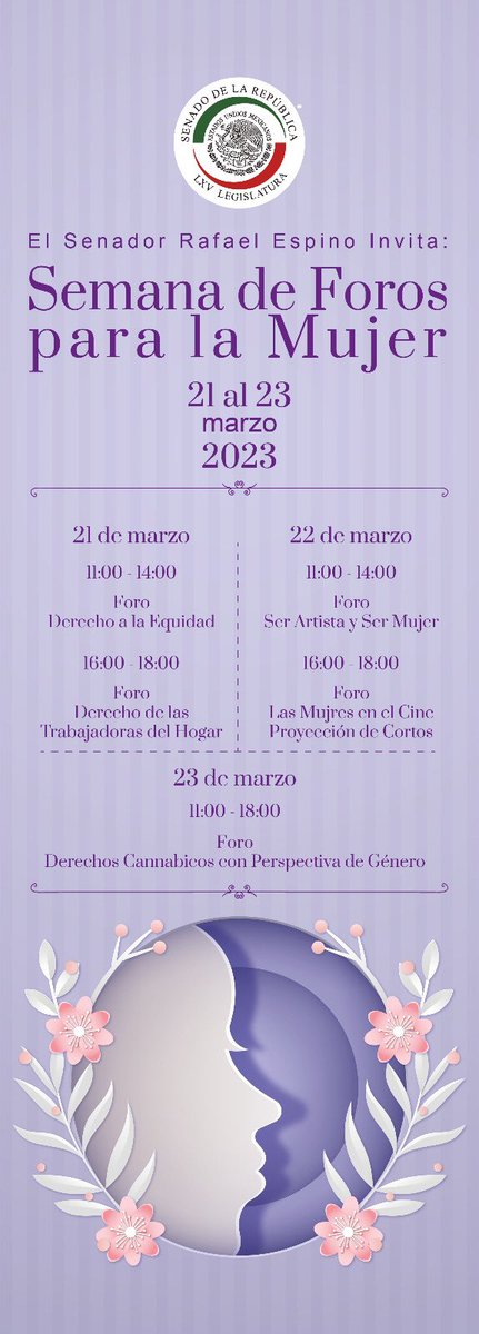 Instituto_RIA's tweet photo. Vayan al senado mañana a las 11! @institutoriamx presente en la primera mesa 💜💜¡pueden entrar con esta invitación! https://t.co/A5KcbVIQPg