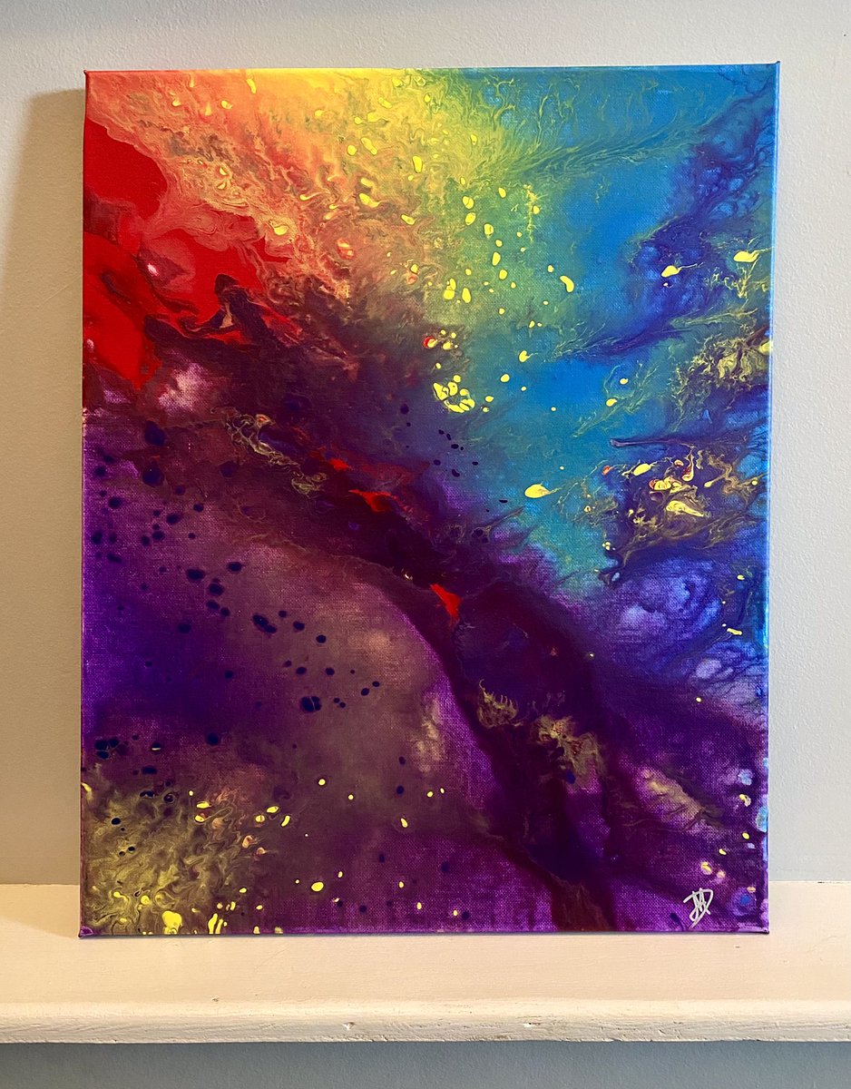 Taste The Rainbow
16”x20”x0.5”
#creativeprocess #experimentingwithcolor #abstractpainting #learningprocess #havingalittlefunwithart