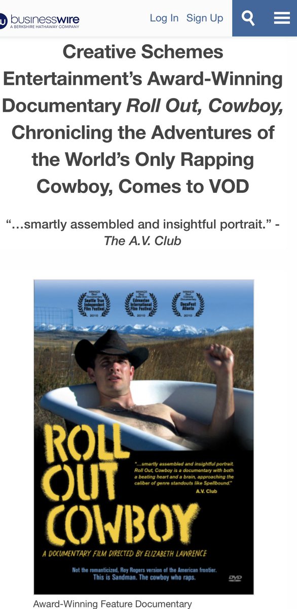 Exciting updates soon! @rolloutcowboy website, merch/ streaming access; stay tuned! #Docfilm #documentary #VOD #movies #filmmaking #diyfilm