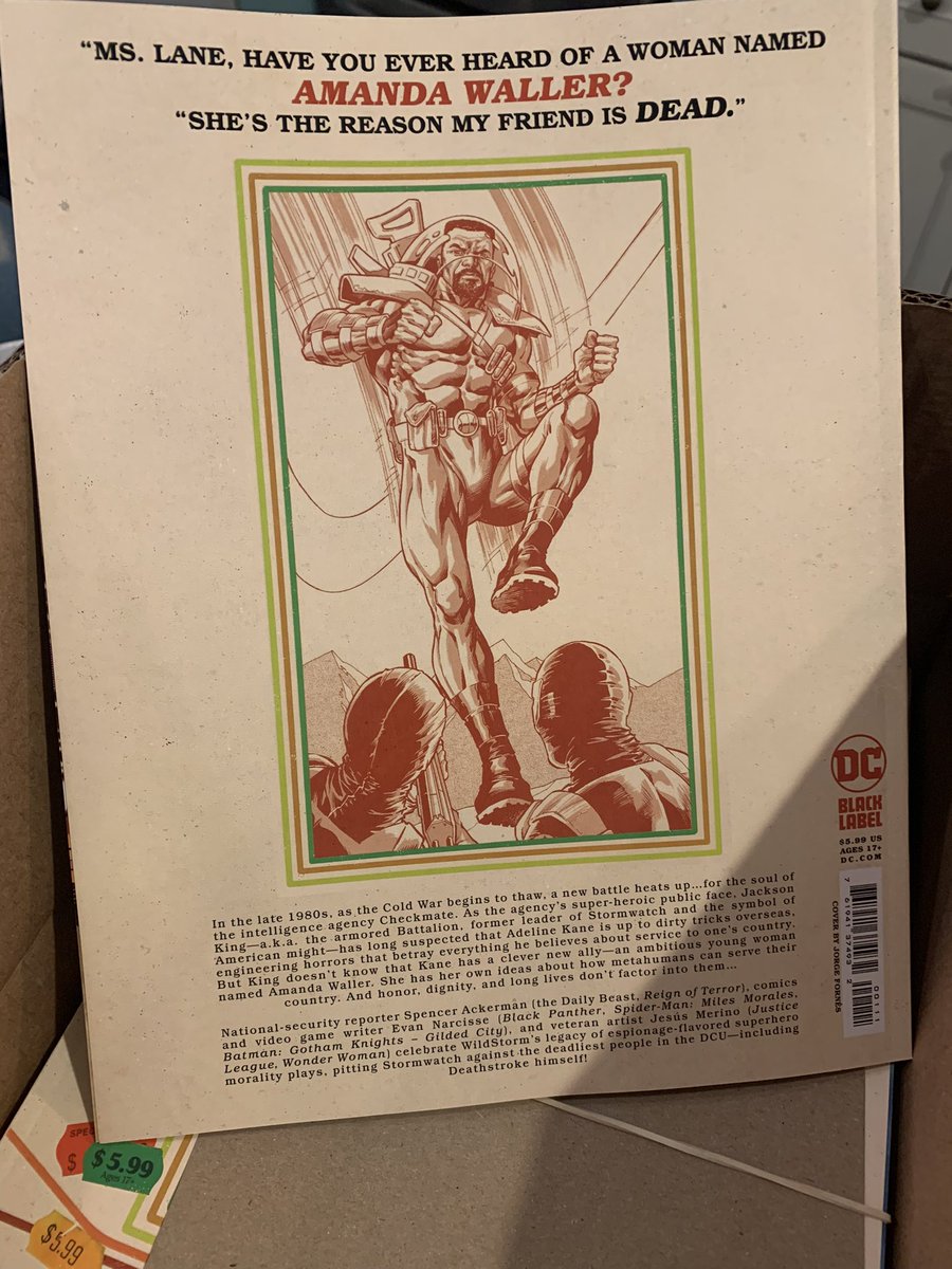 Spencer Ackerman (@attackerman) on Twitter photo She exists.
My very first comic book. A dream come true.
WALLER VS WILDSTORM # 1 of 4 issues. A late-Cold-War spy thriller and a year-one for Amanda Waller. By me, <a href="/EvNarc/">Evan Narcisse</a>, @JssMerino & <a href="/atiyehcolors/">Michael Atiyeh</a>. A <a href="/ConroyForReal/">Chris Conroy</a>/<a href="/Marquis_Draper/">Marquis Draper</a> production. Out 3/28 from <a href="/DCOfficial/">DC</a>. She exists.
My very first comic book. A dream come true.
WALLER VS WILDSTORM # 1 of 4 issues. A late-Cold-War spy thriller and a year-one for Amanda Waller. By me, <a href="/EvNarc/">Evan Narcisse</a>, @JssMerino & <a href="/atiyehcolors/">Michael Atiyeh</a>. A <a href="/ConroyForReal/">Chris Conroy</a>/<a href="/Marquis_Draper/">Marquis Draper</a> production. Out 3/28 from <a href="/DCOfficial/">DC</a>.