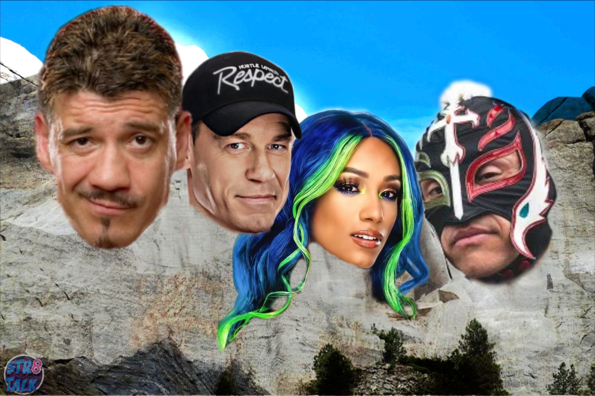 It's #WrestleMania season!! With the #WWEHOF right around the corner we ask #WrestlingTwitter who's in your personal wrestling Mt. Rushmore? Comment yours below 👇🏼 Join #TheCreatiaConversation every Mon-Fri @ lunch time🍱 Here's @SESvince's #WrestlingMtRushmore 🤙🏼🇲🇽💸 https://t.co/6jKd2SFJNT