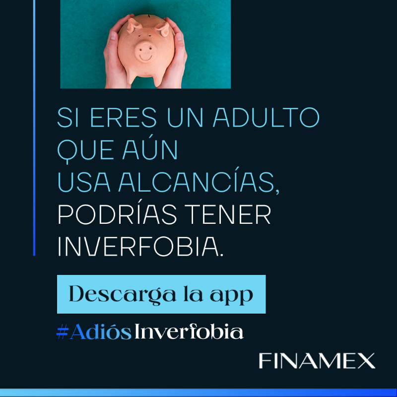 FinamexCB's tweet photo. Descarga la app FINAMEX, usa el código INVIERTEFMX para obtener una tasa preferencial en tu primer inversión y dile #AdiósInverfobia