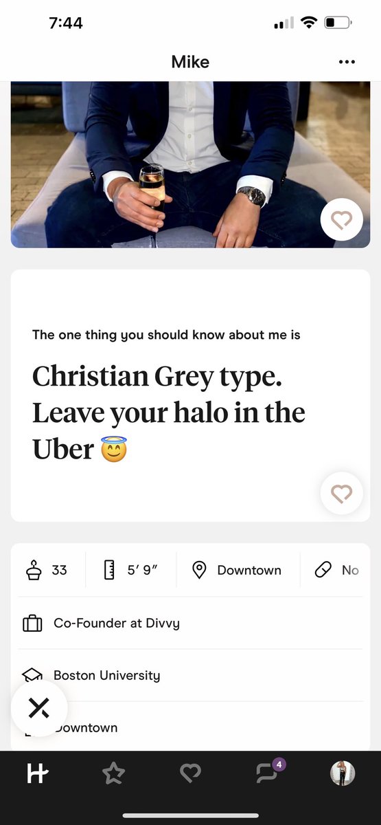 JordanRodrigue's tweet photo. Bro, dating apps are literal for the birds. This is painful. https://t.co/3KXGEzq3c1