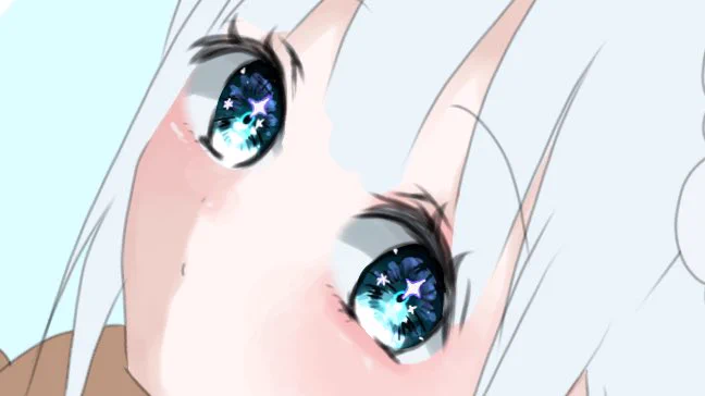 おめめに✧*。入れたのかわい
