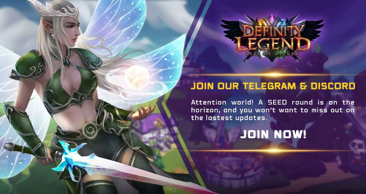 ciikalin's tweet photo. The project everyone should be on right now is @DefinityLegend Metaverse P2E game.
Grab 25k Free #NFT that is being airdropped by the team to celebrate one year anniversary. https://t.co/aFSPpan8AC 
TGE, MVP, sales coming soon!!

#NFTGiveaways #Metaverse #NFTCommmunity #NFTGaming https://t.co/bwOX9dsWAq