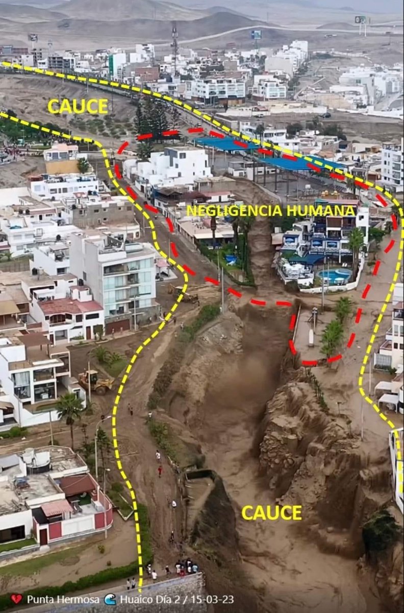 wilbermedinab's tweet photo. A propósito de los huaycos…y para que hablemos con propiedad…acá una imagen que vale más que mil palabras. Los ríos no se salen ni desbordan, recuperan su cauce…tomar nota para evitar futuras inundaciones 👀👇 https://t.co/bUPucE885R