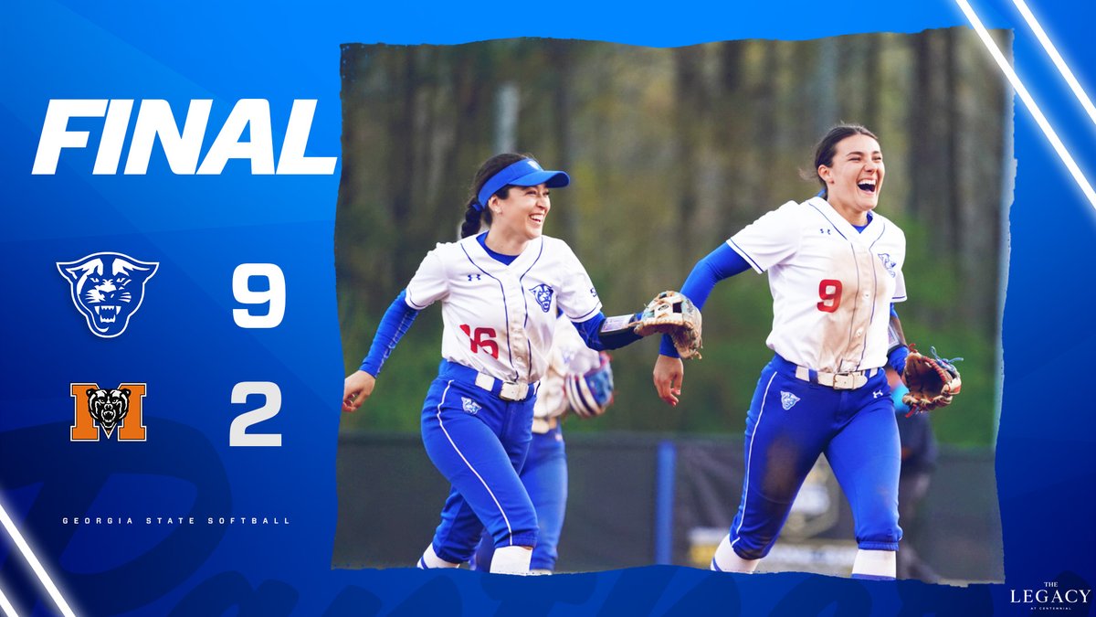 𝐏𝐀𝐍𝐓𝐇𝐄𝐑𝐒 𝐖𝐈𝐍 🔥

Doubles by Nadler and Mumpfield and a triple by Deady help lead the Panthers to victory!

#OurCity | #LightItBlue