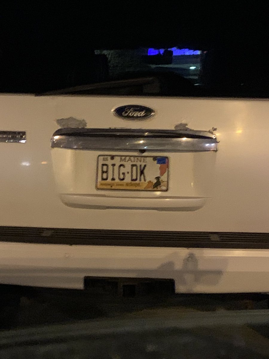 teddyhomer's tweet photo. things people with big d!cks *don’t put on their license plates 👇 https://t.co/xaHB0hIOtC