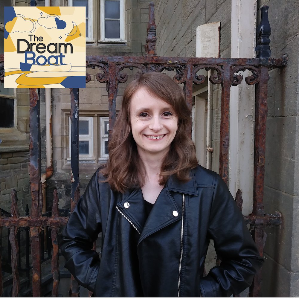 New episode! <a href="/AliceVernon10/">Alice Vernon</a> talks about her highly disrupted sleep, which led to her new book "Night Terrors: Troubled Sleep and the Stories We Tell About It" amzn.eu/d/dhA4E49

#dreams #nightmares #sleepwalking #parasomnia #podcast