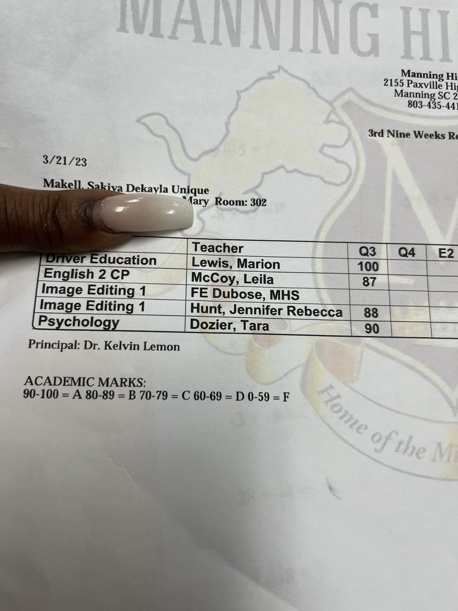 MakellSakiya's tweet photo. Not listed..English 3 (online course) 86 average honor roll again💪🏽hard work pays off https://t.co/4TXNs3dFQ5