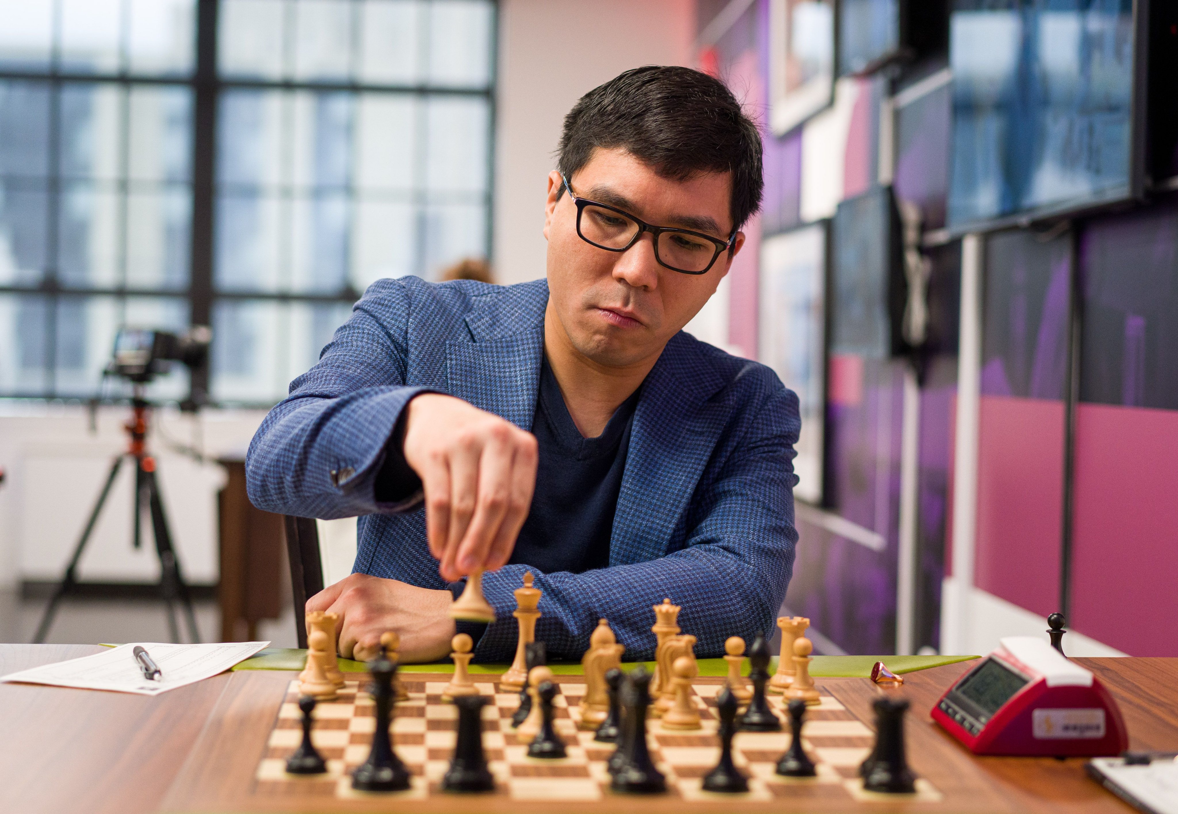 St. Louis, Missouri, USA. 02nd Aug, 2017. GM HIKARU NAKAMURA during play on  day one of the annual Sinquefield Cup at the Chess Club and Scholastic  Center of St. Louis. Ten of