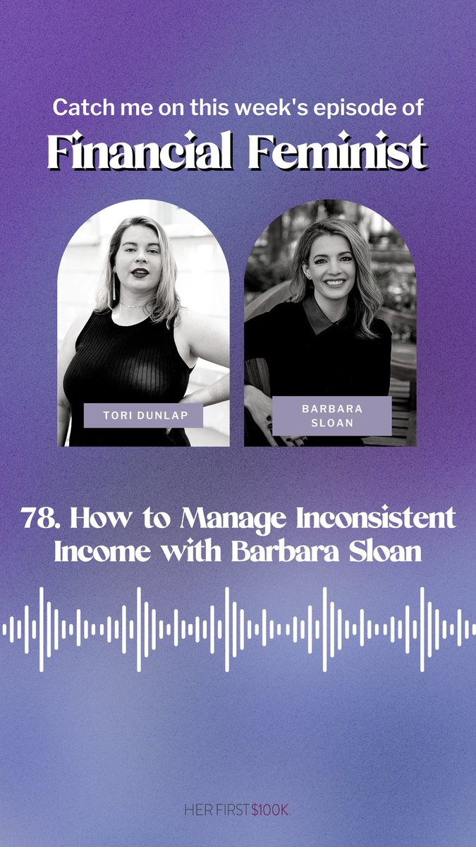 It’s the episode you’ve been waiting for, I talk budgeting on a fluctuating income with <a href="/herfirst100K/">Tori Dunlap — Money Expert</a>