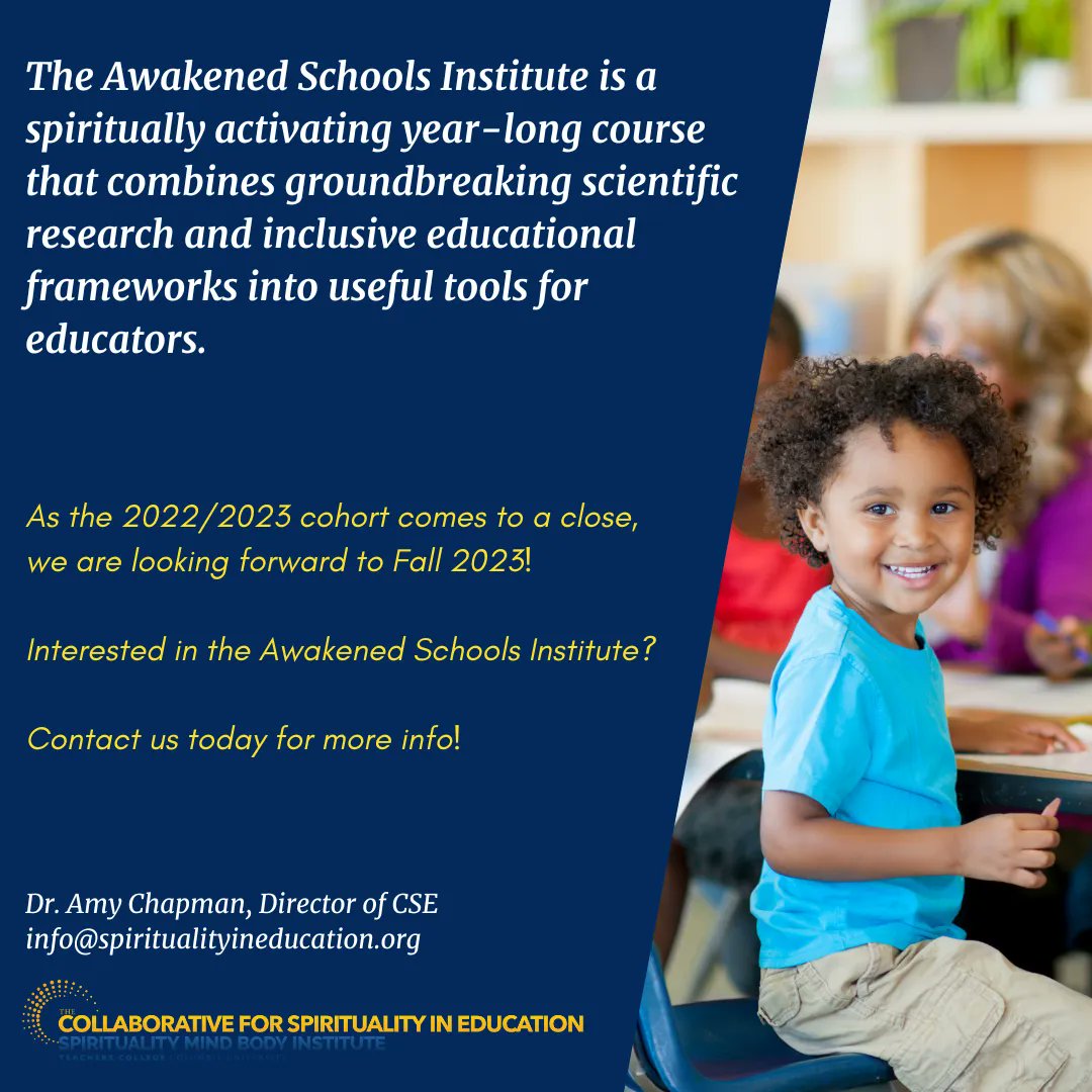 The Collaborative for Spirituality in Education tweet media