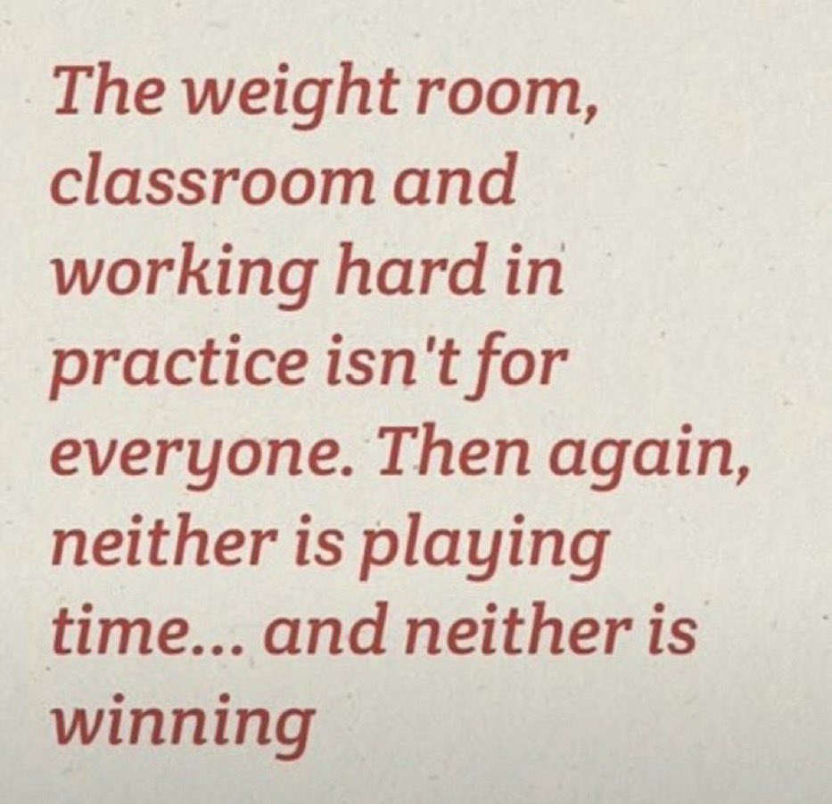 What are you doing when nobody is watching? Hard work over hype! #GoHawks
