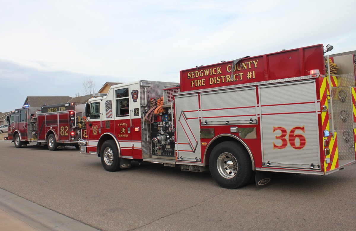 Sedgwick County on Twitter "RT ICTfireactivity Crews from Derby Fire