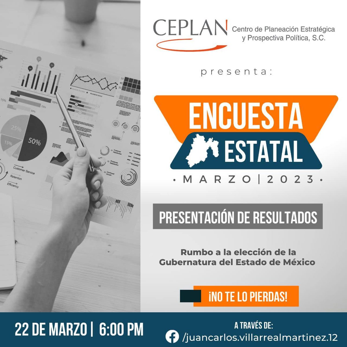ceplan_sc's tweet photo. https://t.co/sxGvFu6fkz 
Ya estamos en vivo con la presentación de resultados de la última encuesta levantada por #CEPLAN #ELECCIONESEDOMEX #EDOMEX2023 https://t.co/YPyueUwWNy