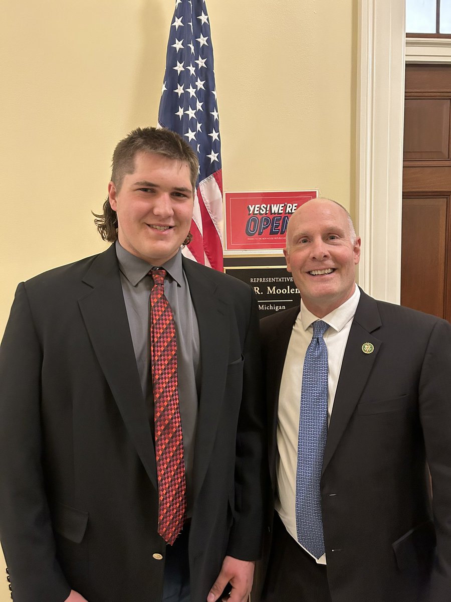 I’d like to thank congressman Moolenaar for taking the Time to listen to my concerns on the school lunch program and other farm bill issues