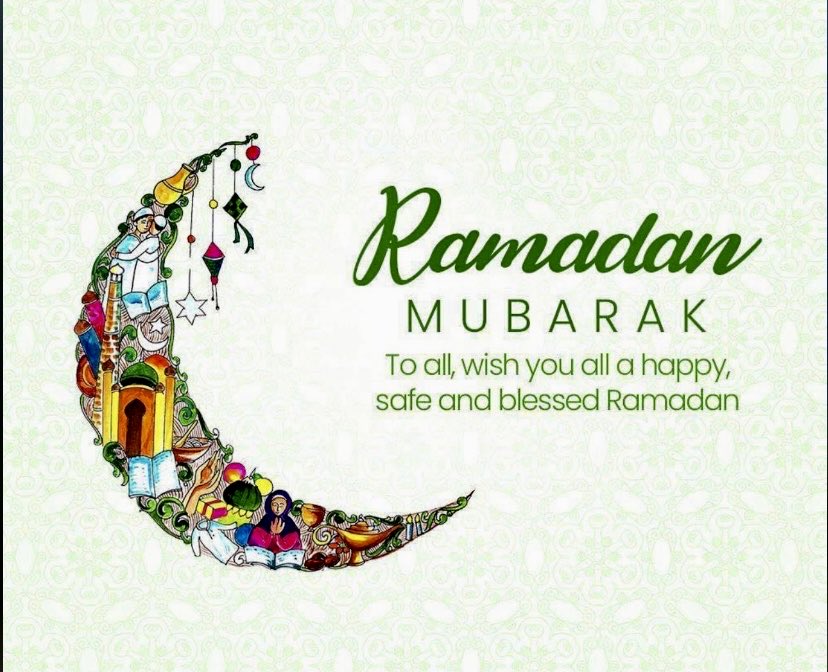 Wishing a month of peace, joy and happiness to students, staff, families and members of the Muslim community.