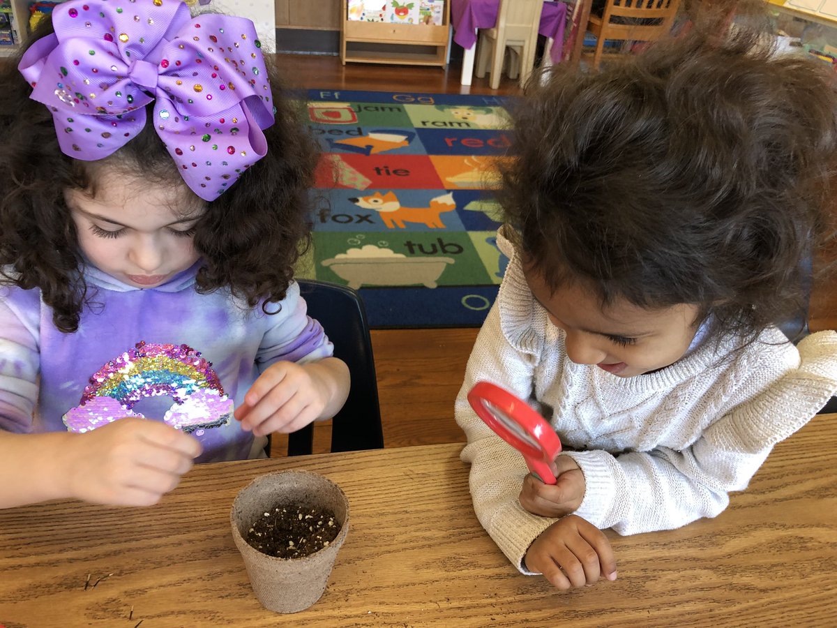 NotreDameNHP's tweet photo. Did you know that all of our Early Childhood classrooms have waist-high planters?  What are we growing? https://t.co/eiRBBkf2YU