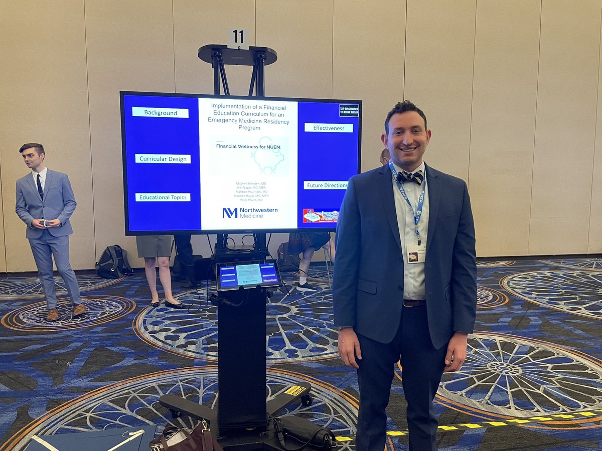 Rockstar <a href="/NorthwesternEM/">Northwestern EM</a> PGY3 Mitchell Blenden presents his EM Finance Curriculum at <a href="/CORD_EM/">CORD</a>