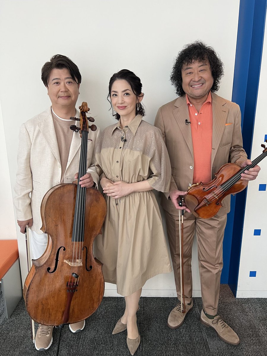 ntv_sukkiri's tweet photo. もうすぐ！#清塚信也 の #SHOWCASE⚡️
名曲の生演奏満載！！

【NH&amp;K TRIO】生出演✨
バイオリニスト #葉加瀬太郎
ピアニスト #西村由紀江
チェリスト #柏木広樹 
「エトピリカ」TV初！生披露🎻

葉加瀬×清塚 「情熱大陸」SPコラボ🎶

@tarohakaseHATS 
@HirokiKashiwagi 
@ShinyaKiyozuka 
#スッキリ https://t.co/un4CqqmRKS