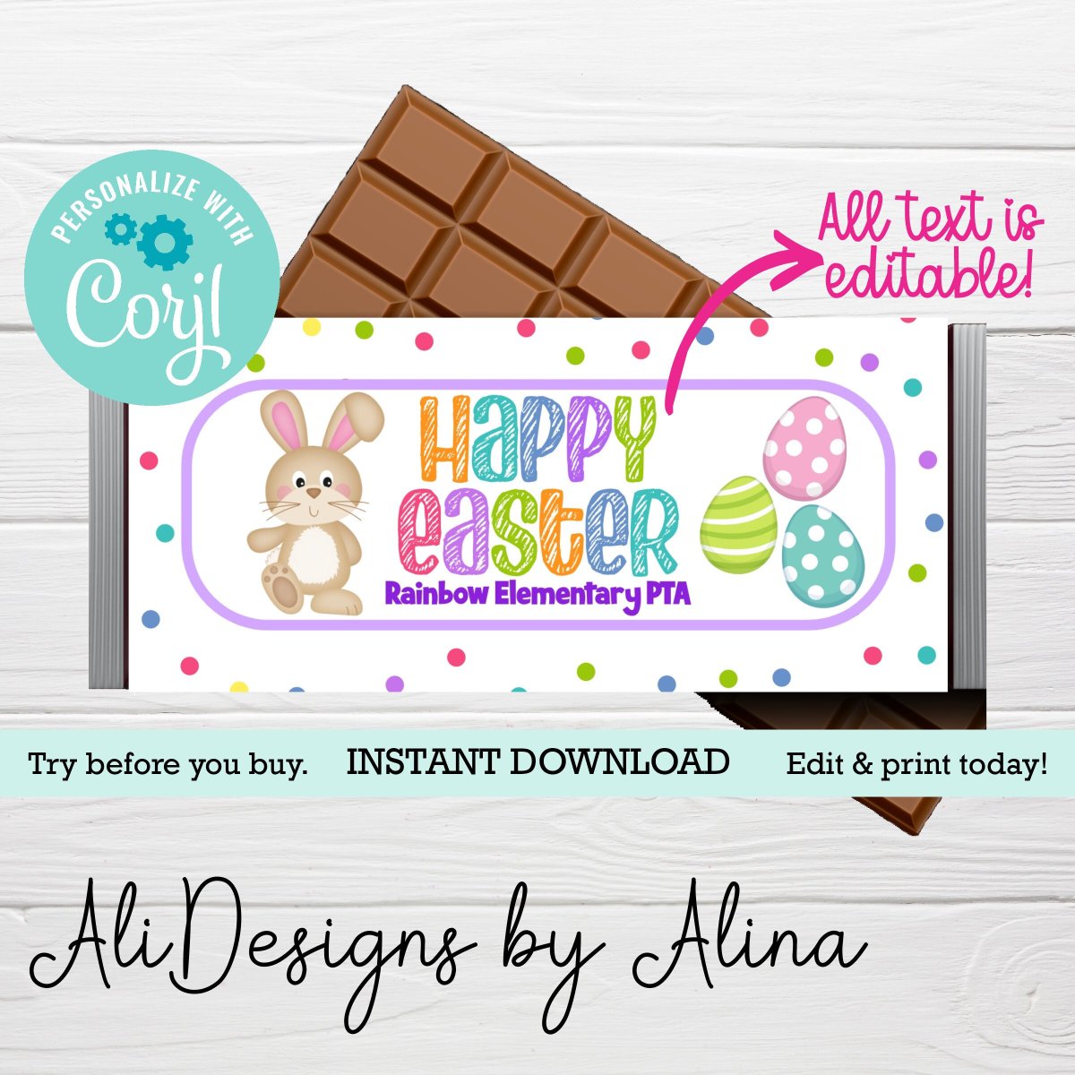 Easter chocolate wrapper
etsy.me/3n46JNy #easter #candywrapper #candygift #treatwrapper #thankyoucandybar #chocolatelove #chocolatewrapper #happyeaster #easterbunny