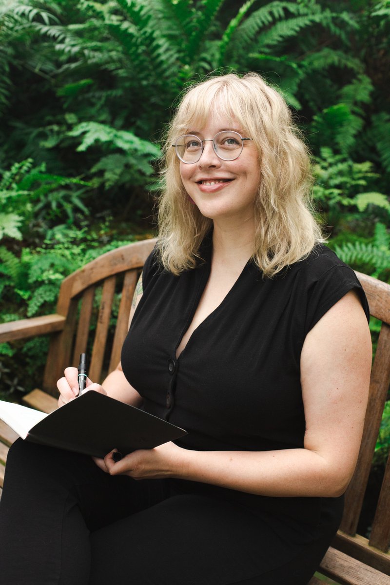 Happy birthday to HYGGE artist Katharine Joy Houpt! An #artist, #arttherapist, and #educator at the School of the #Art Institute of #Chicago, Katharine collects pieces of this world to imagine new ones.

She has 3 such collages available for purchase in the online exhibition: