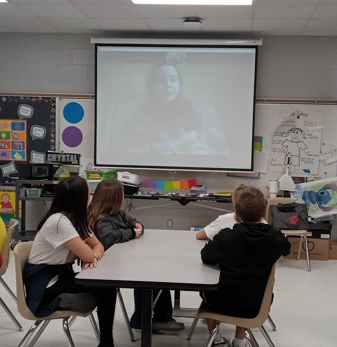 Getting to introduce my Panthers to our newest addition, Elora!

Thank you <a href="/MsThompson_PFE/">Ms.Thompson_PFE</a>  for setting this special time up for us!