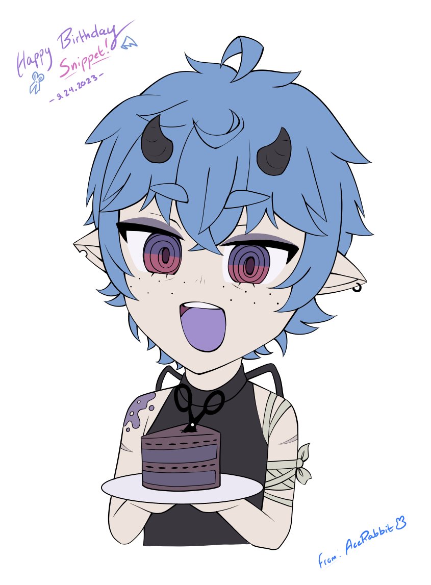AceRabbit_'s tweet image. saw someone's bday is coming up and decided to draw a quick but early bday gift~
happy (early) birthday, snippet! ✂️💙 hope you have an amazing special day and hope that you have fun playing pokemon!! :D
#snippetart