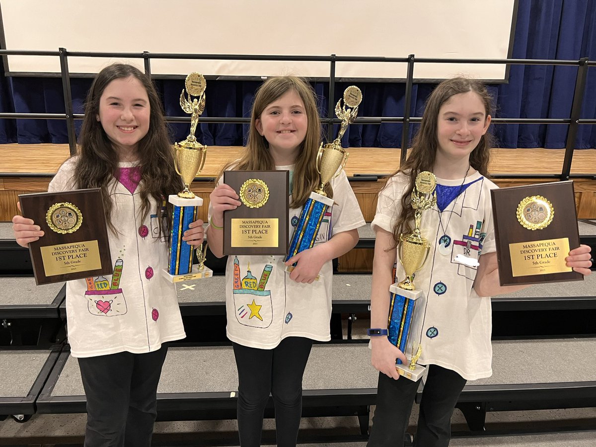 Fairfield is proud to share that the winning team for 5th grade, as well as overall for grades 5-8, are these scientists! These dedicated scholars move onto a national competition! 🏆