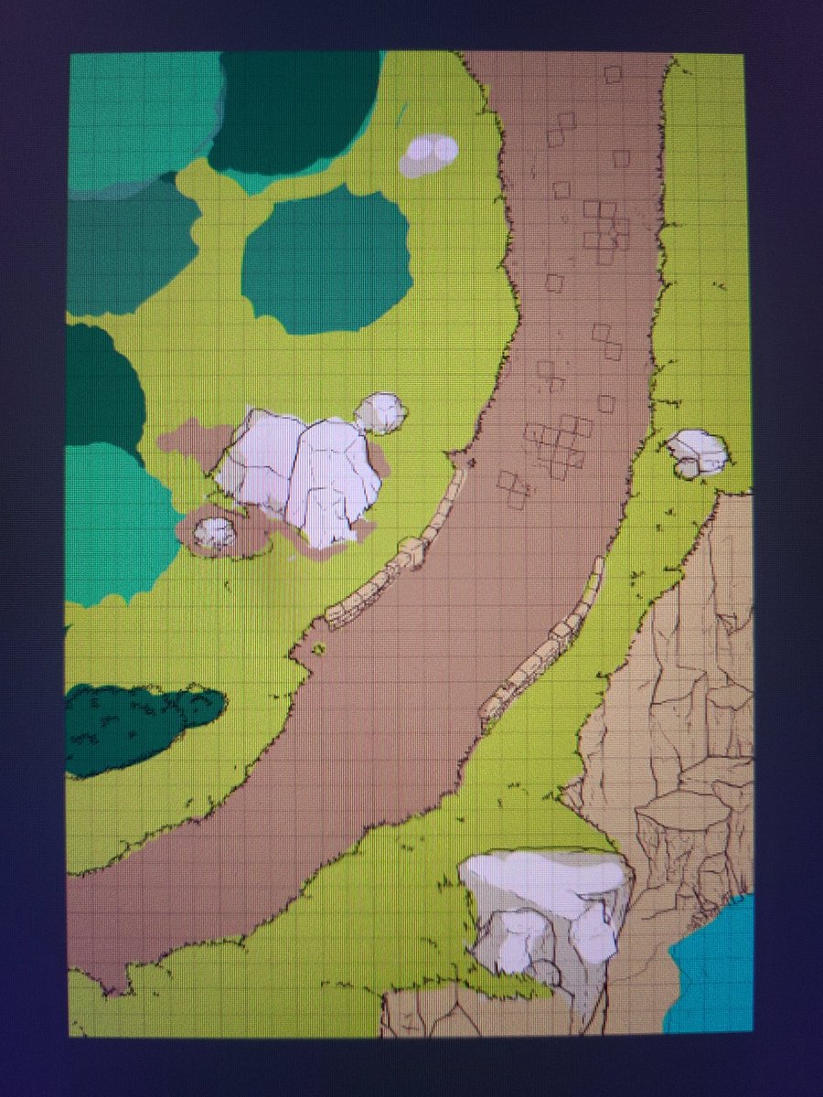 stitchedmaps's tweet photo. @Stayonyourcouch I'm taking a break from working on it tonight, but we've been working on our maps. I like to make sure the block colors make sense before I really dig into the line art. https://t.co/qp8X6SEbFw