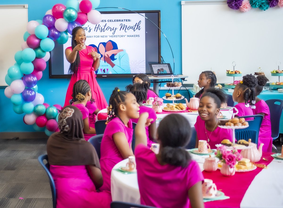 melsithole's tweet photo. We could not let Women's Month go by without honoring our @APSTAGAcademy LOTUS Ladies. Today we hosted a par"tea" to expose &amp; celebrate these current &amp; future "her-story" makers. Our girls were reminded that learning happens both in &amp; outside of the classroom. #exposureiskey https://t.co/IRyPJwJsyb