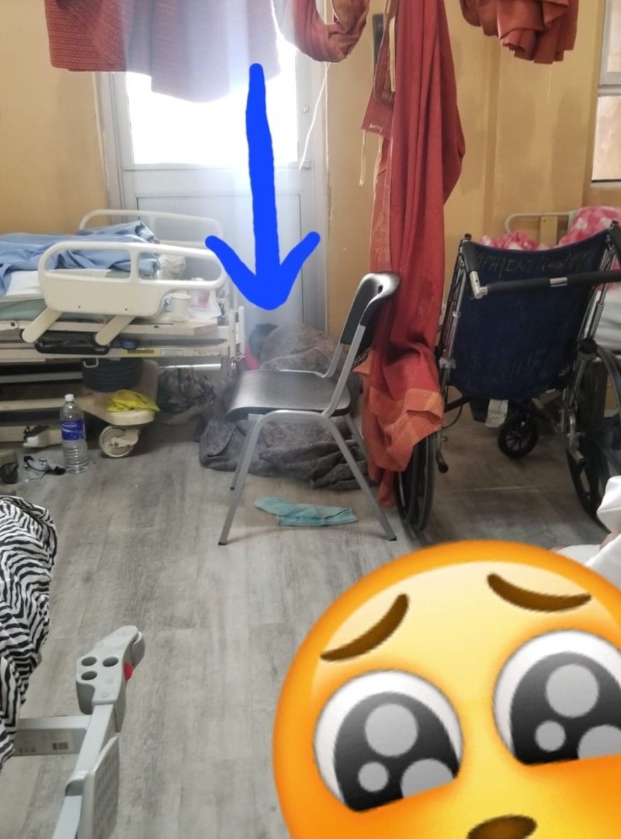 JesseJamesLtd's tweet photo. Patient on the floor at KPH https://t.co/HwTmVn8ABI