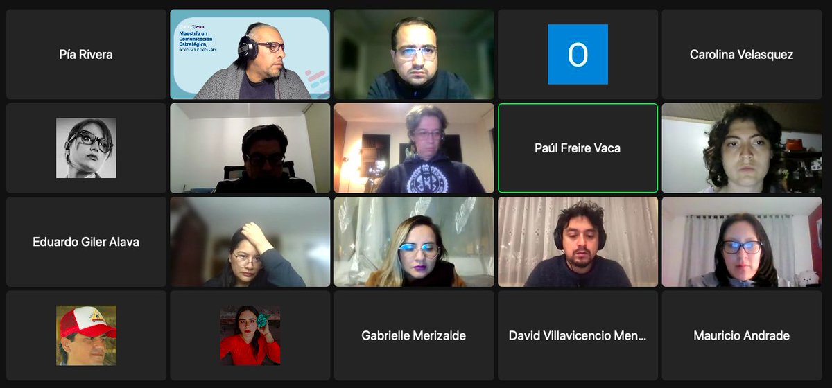 dicordov's tweet photo. semana 6 del módulo de monitorización de medios digitales, un grupo de profesionales genial #MCDPUCE en @PUCE_Ecuador https://t.co/C1wDJKKUq9