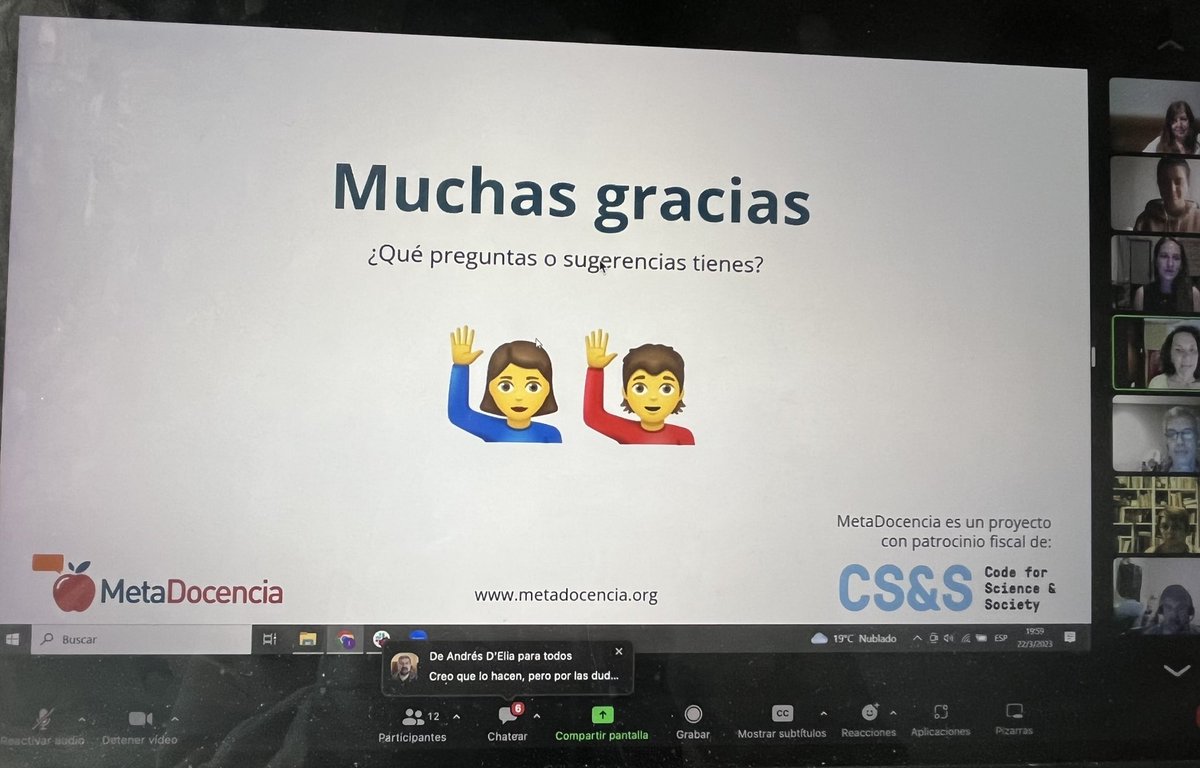 FlorGrandeRatti's tweet photo. GRACIAS a la comunidad de @metadocencia por estos cursos y espacios de aprendizaje, recursos accesibles y redes colaborativas 🫶🏻 https://t.co/QZYZ8enZem