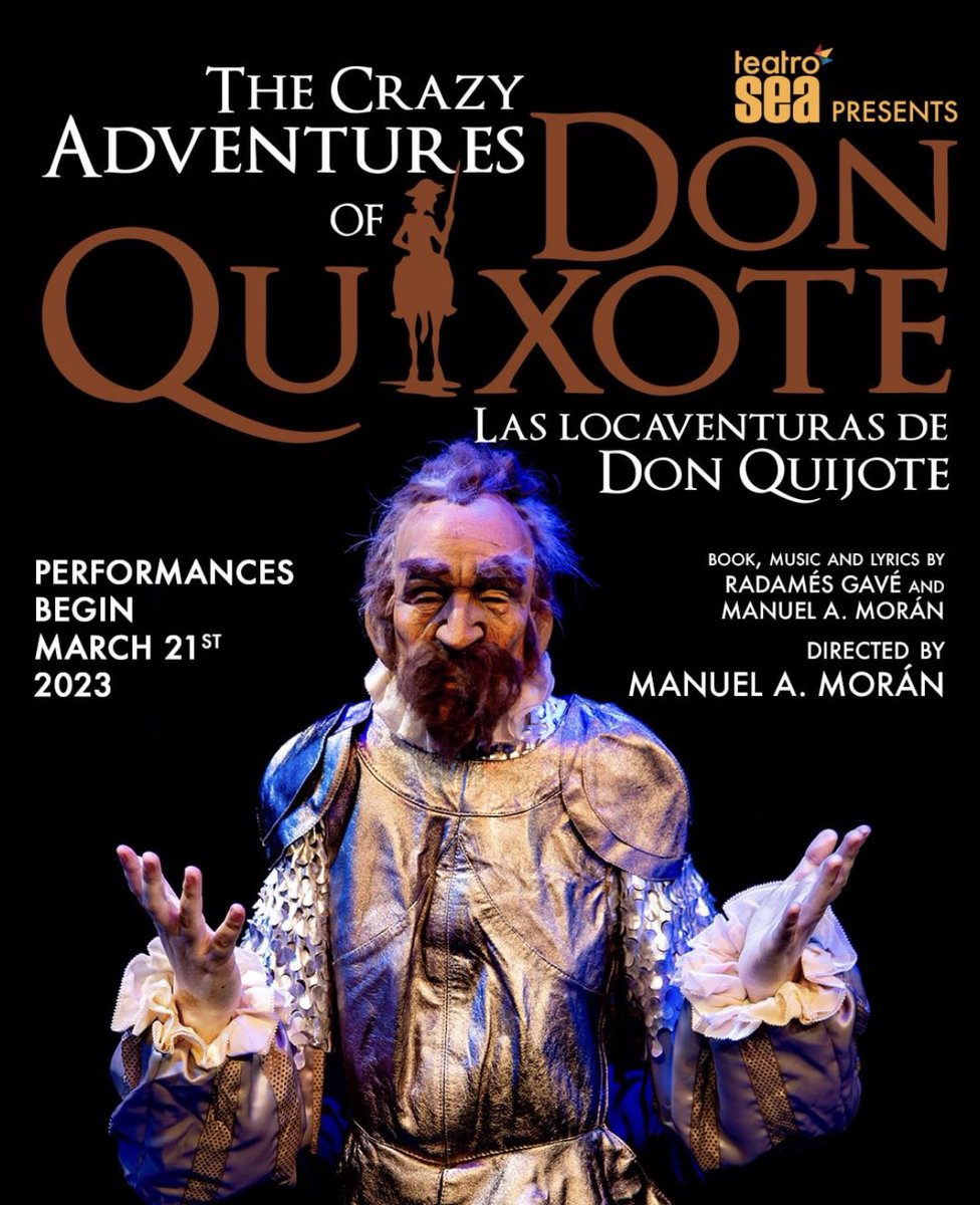 👉Noche mágica en el <a href="/TeatroSEA/">Teatro SEA</a> para el opening de “Las locaventuras de Don Quijote” .
¡Thank you <a href="/NYCMOMECommish/">Commissioner Pat Swinney Kaufman</a> for the support! Bravo <a href="/teatroslatinos/">The Alliance</a> <a href="/TeatroCirculoE4/">Teatro Círculo</a> <a href="/pregonesprtt/">Pregones / PRTT</a> <a href="/iatitheater/">IATI Theater</a> <a href="/ThaliaTheatreNY/">Thalia Spanish Theatre</a> <a href="/Teatro_LATEA/">Teatro Latea</a> <a href="/INTARTHEATRE/">INTAR</a> <a href="/repertorionyc/">Repertorio</a> 
#teatro #cultura