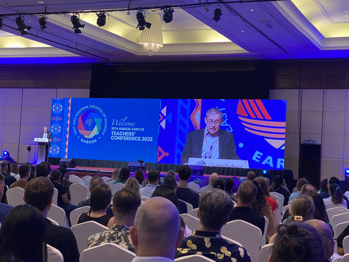 Ldibbaya's tweet photo. Todd Shy talking about the important role teachers play in shaping lives. His thoughts: Think about a teacher who changed your life… #etc2023kk https://t.co/Qe6WGtr6ch