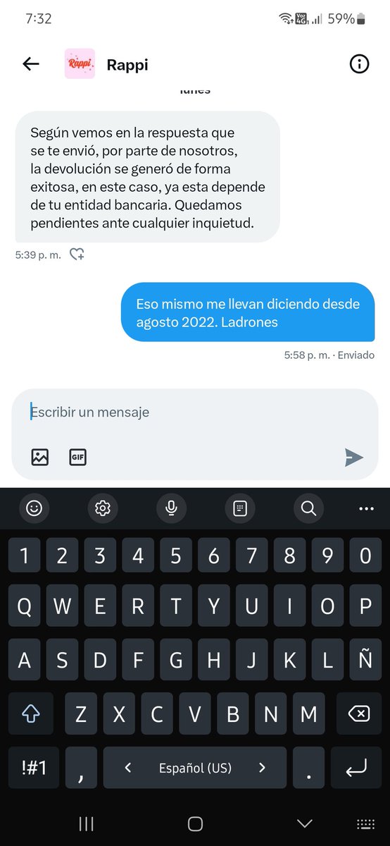 DAndresBS1's tweet photo. @jainnepasi29 @RappiColombia @Davivienda @sicsuper Y hasta bravitos dando respuestas https://t.co/T46j0ONoFc
