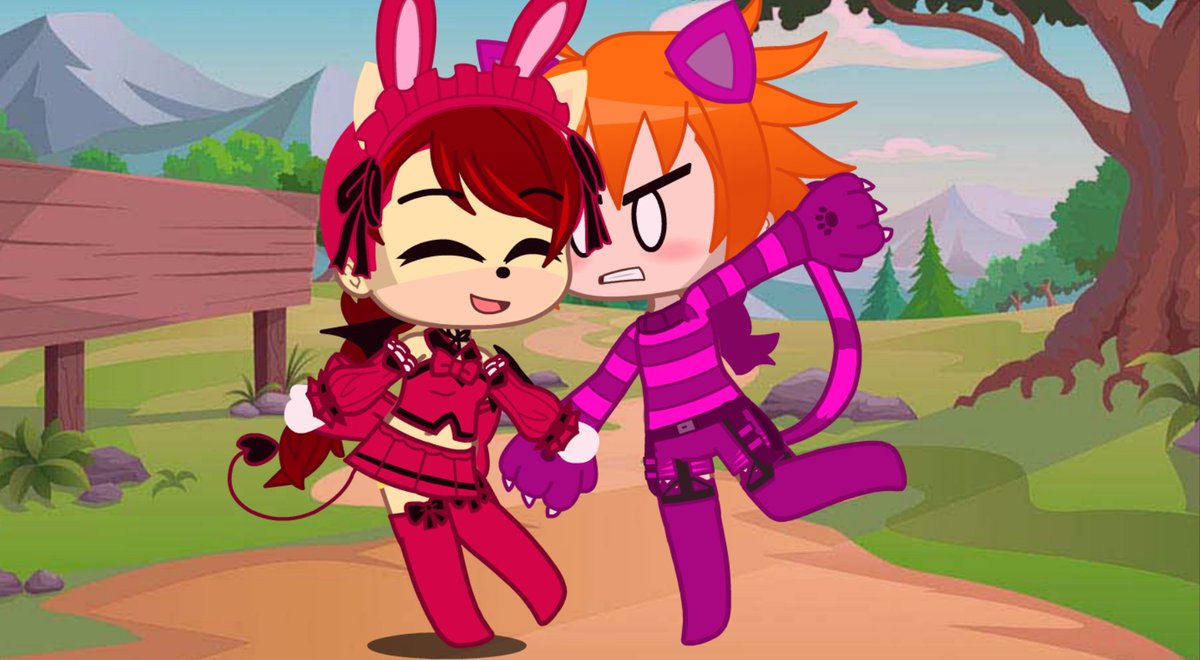 KattheCat120's tweet photo. Wonderland AU Kat and Pico!!!

Kat's a rabbit and Pico's the Chester Cat!

Original Pico Cat Design: https://t.co/Sou0fynJi1

#KatheCat #Pico #Katco #WonderlandAU https://t.co/1iDZNnUt9y