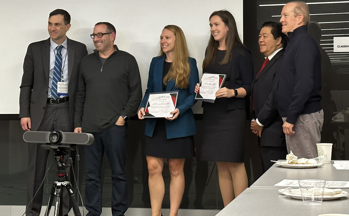 JeffreyFarma's tweet photo. Great presentations at Sentinel lymph node working Group @SocSurgOnc Dale Han Memorial Award recipients Drs Kristin Rhodin &amp; @kmjacksonmd #melanoma @CureMelanoma @MelanomaAction @MelanomaReAlli @jzager99 @MarkFariesMD #sso23 https://t.co/gw6ipZDRCc