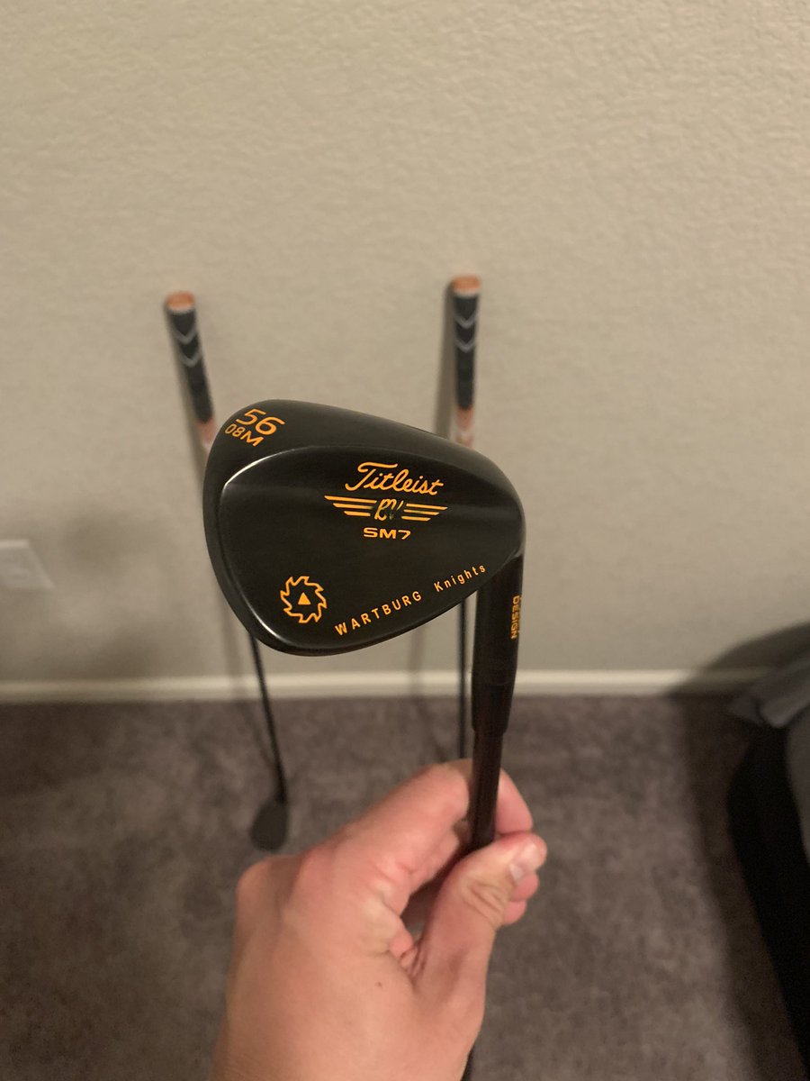 knightswgolf's tweet photo. Custom one of a kind black and orange vokey wedges! Selling to raise money for the team. PM if interested in helping the women’s team!! https://t.co/otyWvD0hbd