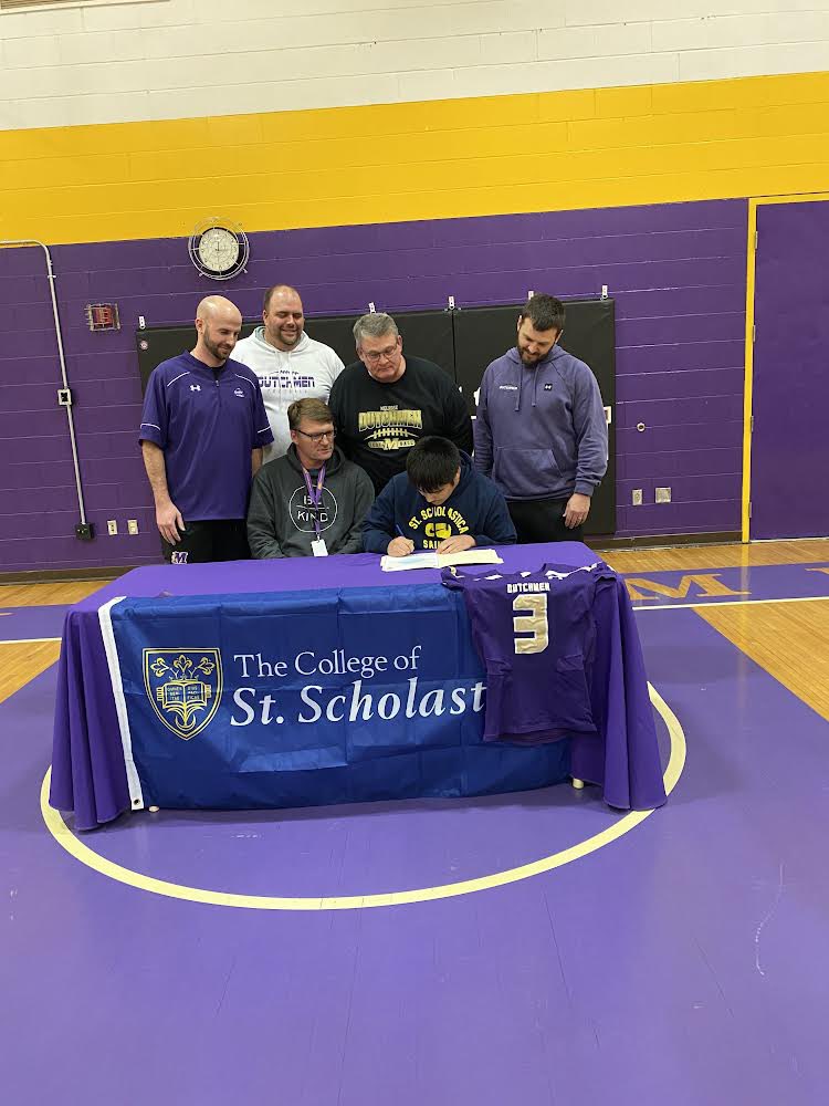Big day in Dutchmen Territory! Congratulations Jesse on signing to play for the St. Scholastica Saints! <a href="/CSSsaints/">St. Scholastica Athletics</a>