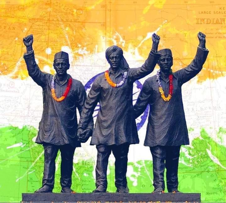 क्रांतिकारी एवं अमर बलिदानी राजगुरु, सरदार भगत सिंह और सुखदेव के शहीदी दिवस पर विनम्र श्रद्धांजलि, सम्पूर्ण देश आपके बलिदान, साहस और शौर्य को नमन करता है.!

#ShaheediDiwas #Rajguru #BhagatSingh #Sukhdev
