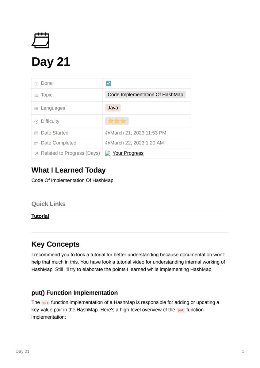 harshhio's tweet photo. #Day21 Of #100DaysOfCode

What I Learned Today?

⚫ Implementation Of HashMap. 
⚫ Operations Implementation.

SUMMARY:
🧵🧵🧵

#HashMap #Java #DataStructures #Algorithms #Coding #Programming #learningtocode https://t.co/uW3CExwLpH