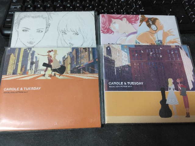 作業のBGMに『キャロチュー』のアルバム聴きます。ライブも行きたかったけど、チケット落選したの残念だったな～ 